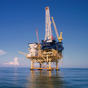 Petrol and Chemical rig in the ocean